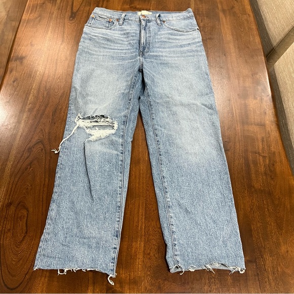 Madewell The Perfect Vintage Straight Jean in Reinhart Wash Size 30 - Picture 3 of 12